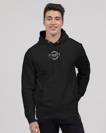 White Logo Unisex Premium Pullover Hoodie | Lane Seven