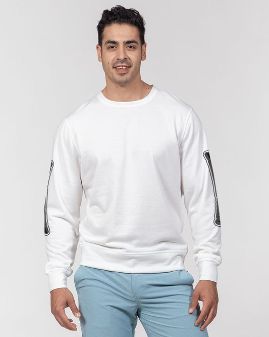 For the Arms Logo Men's All-Over Print Classic French Terry Crewneck Pullover