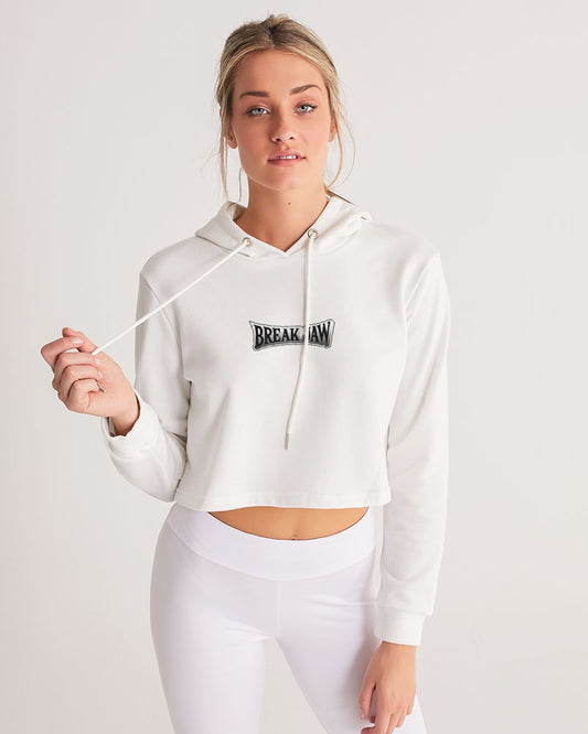 For the Arms Logo Women's All-Over Print Cropped Hoodie