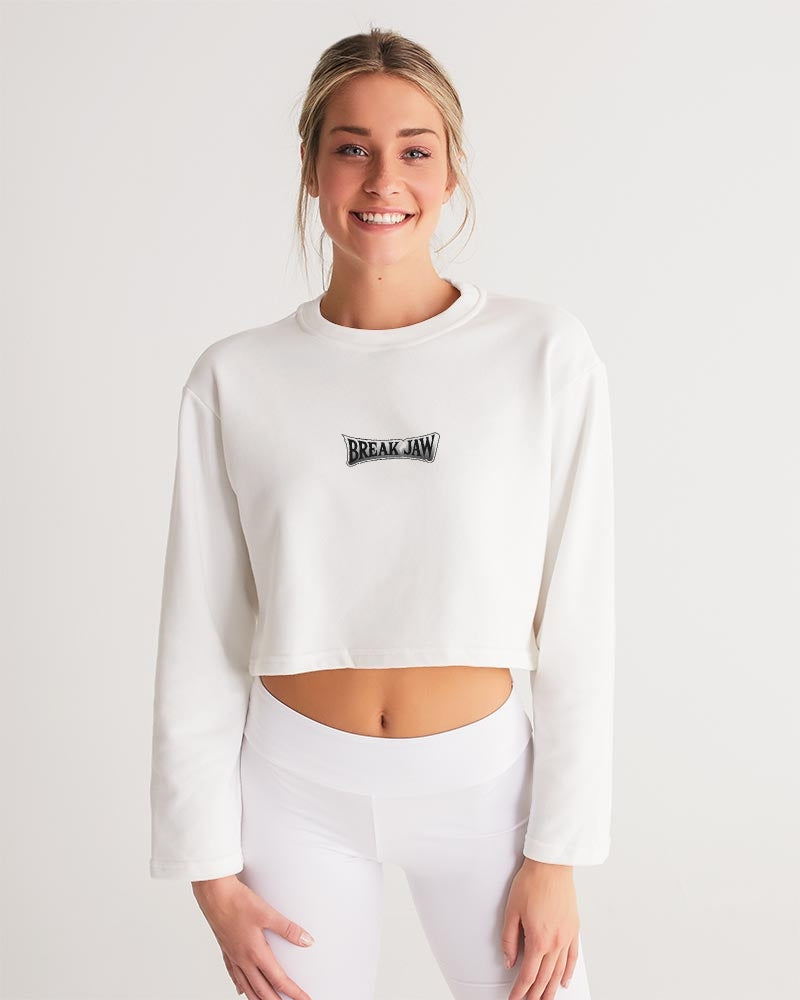 For the Arms Logo Women's All-Over Print Cropped Sweatshirt